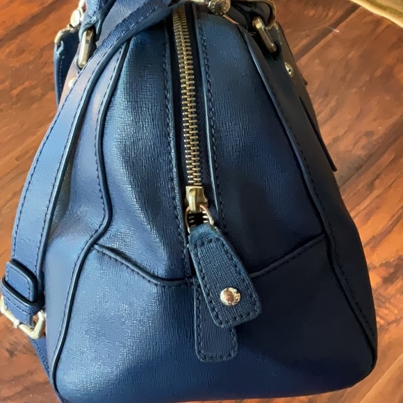 Furla ELENA saffiano Medium Navy 2 way Bag - Picture 5 of 10